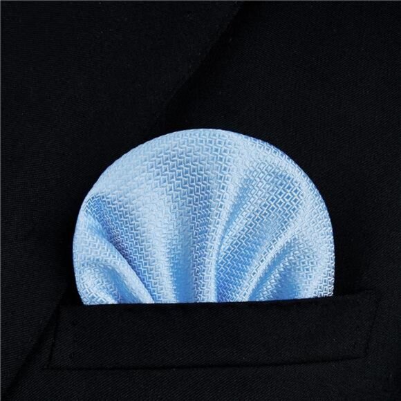 Bow Ties for Men E-01 Light Blue - Picture 4 of 6